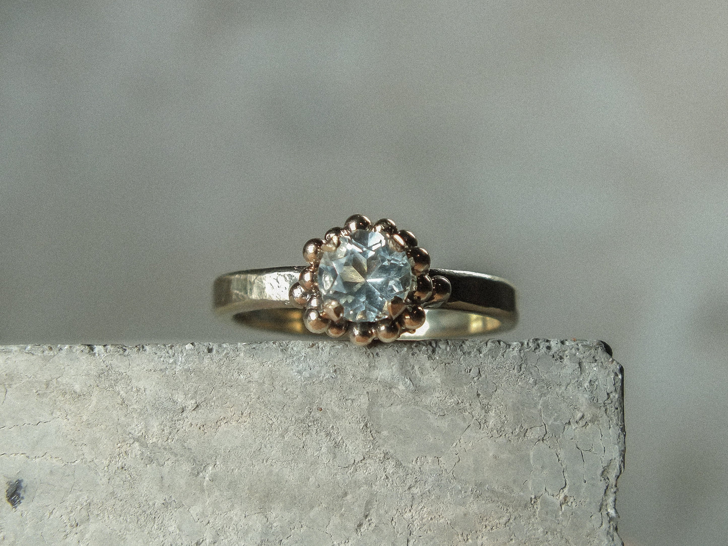 Aquamarine Engagement Ring