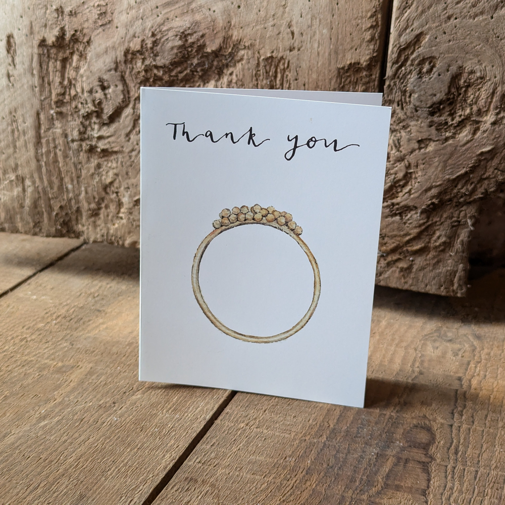 'Thank you' Card - MILLY MAUNDER
