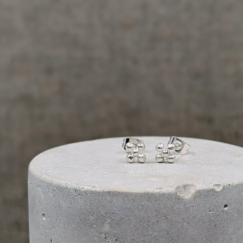 Flower Studs | Sterling Silver - MILLY MAUNDER
