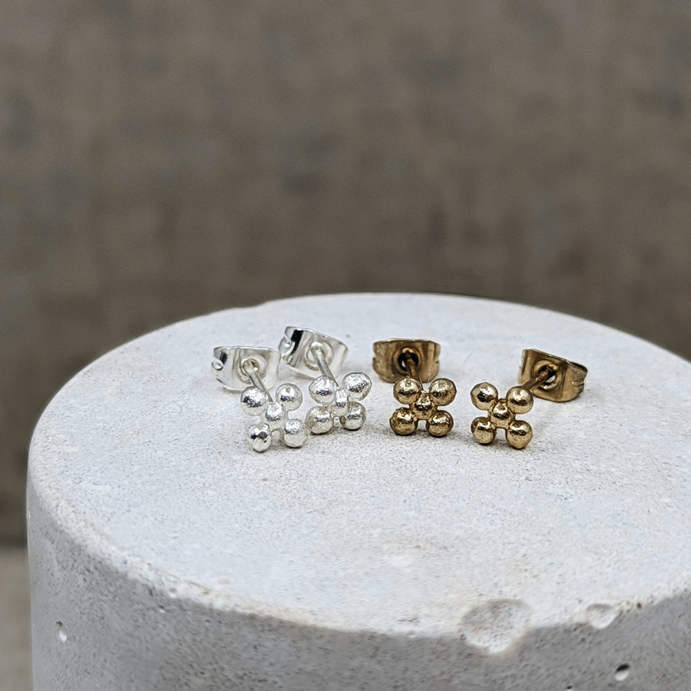 Flower Studs | Gold Plated - MILLY MAUNDER