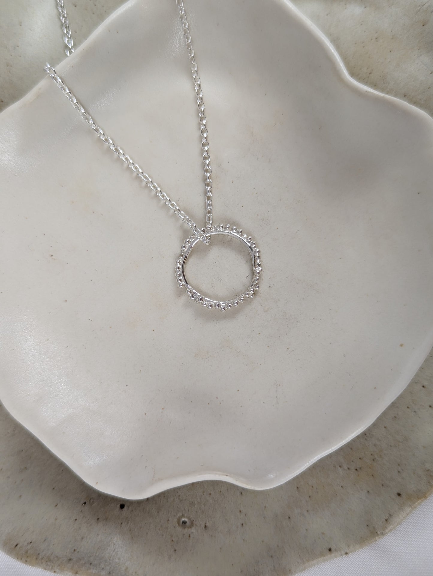Halo Pendant | Sterling Silver