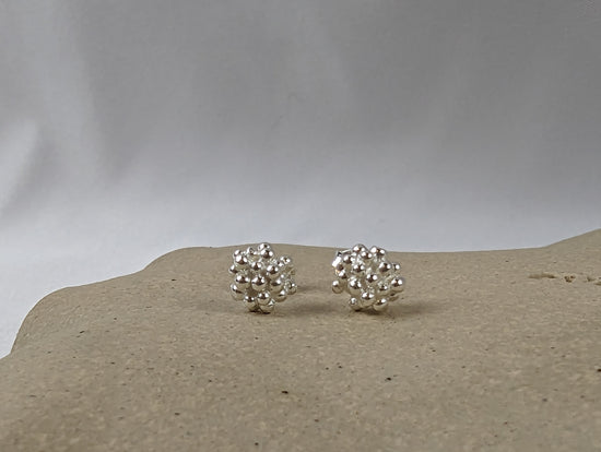 Sea Urchin Studs | Sterling Silver