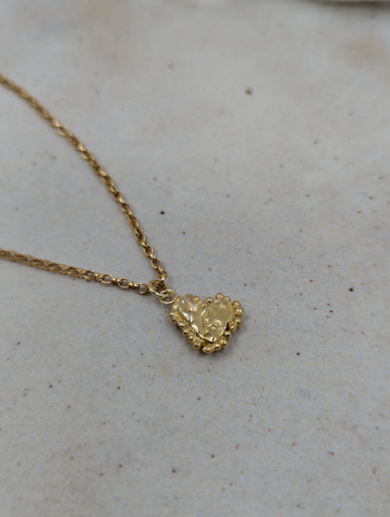 Molten Heart Pendant | 18k Gold Plated