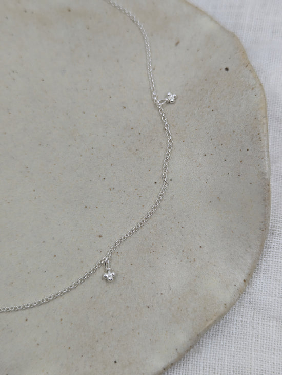 Mini trio bubble pendant | Sterling Silver