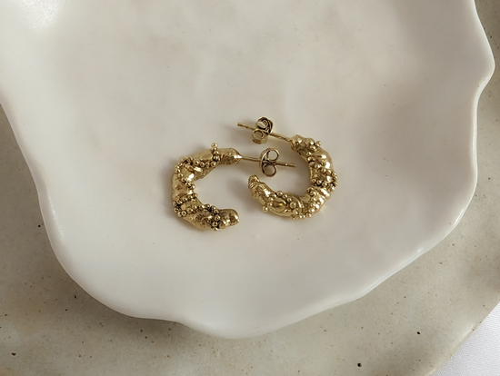 Boucle Hoop | 18k Gold Plated
