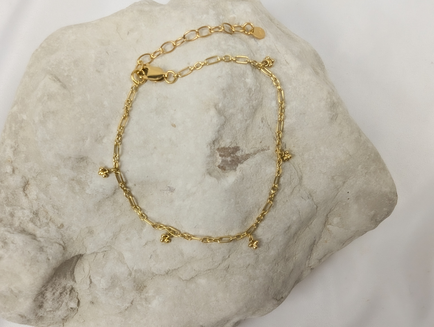 Mini Trio Bubble Bracelet | Gold Plated