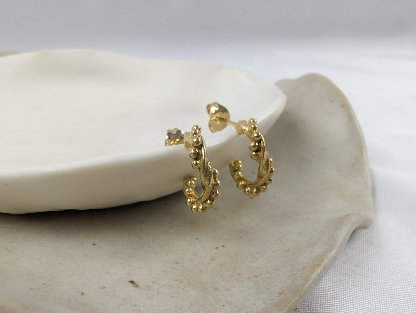 Twisted Hoops | 18k Gold Plated