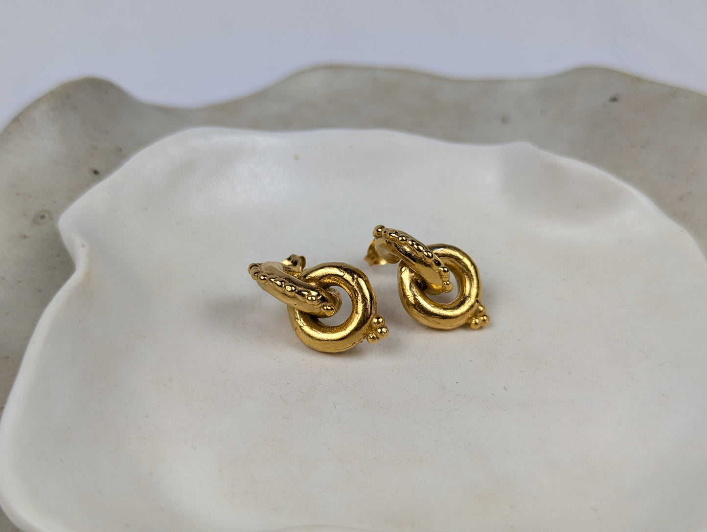 Loop Studs | 18k Gold Plated