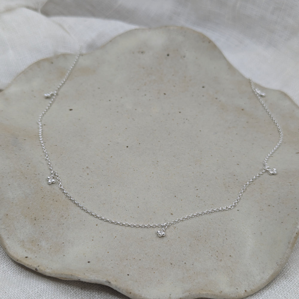 Mini trio bubble pendant | Sterling Silver - MILLY MAUNDER