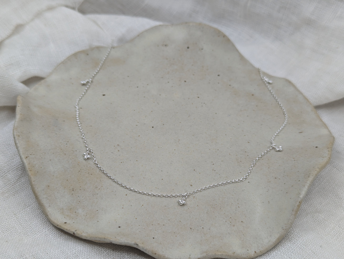 Mini trio bubble pendant | Sterling Silver - MILLY MAUNDER