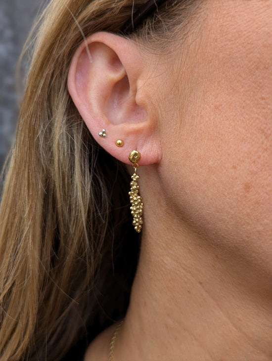 Mini Dara Barnacle Drop Studs | Gold Plated