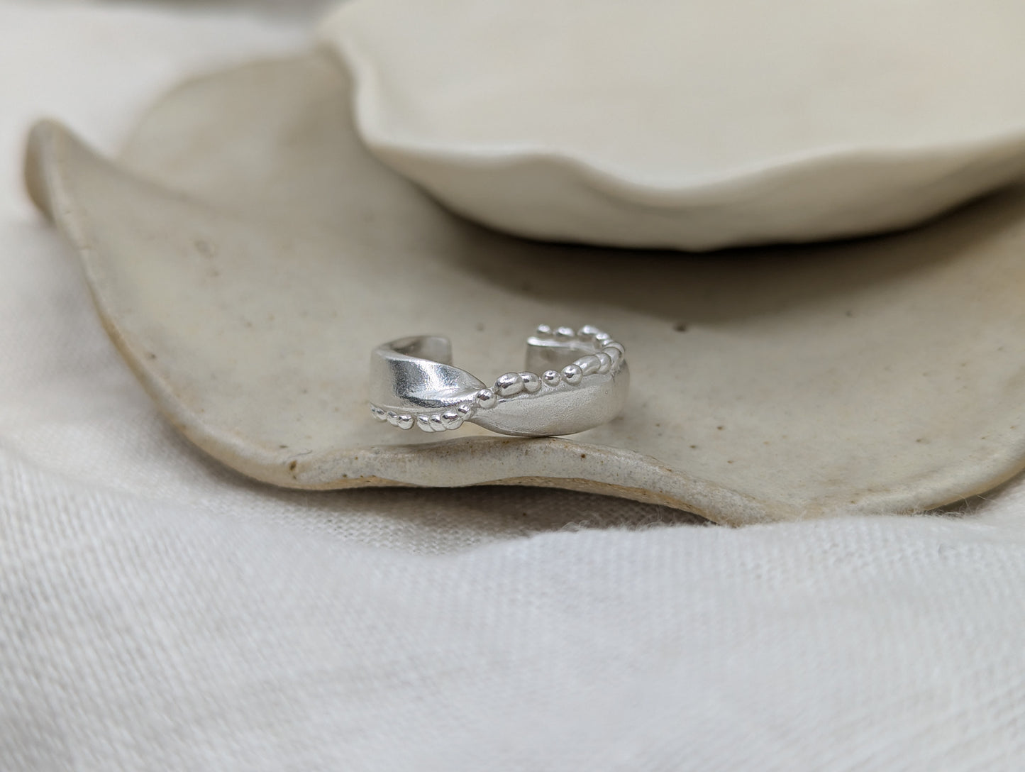 Twist & Turn Ring | Sterling silver