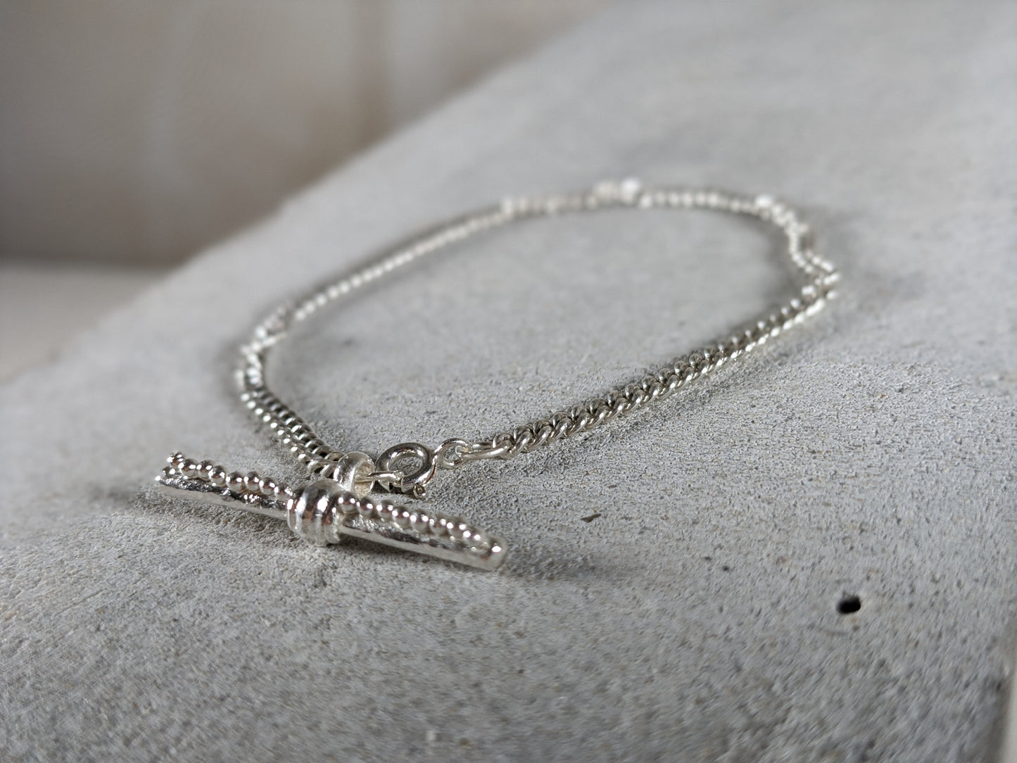 T Bar bracelet | Sterling Silver - Milly Maunder Designs