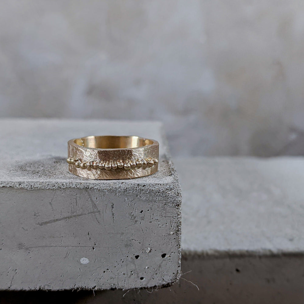 The Granulation 'Strata' Ring - Milly Maunder Designs