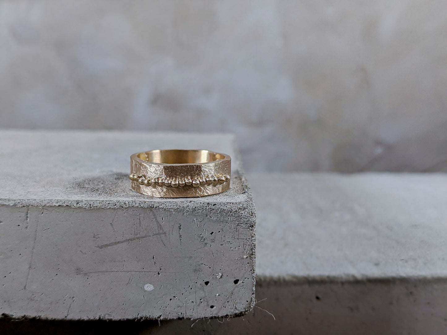 The Granulation 'Strata' Ring - Milly Maunder Designs