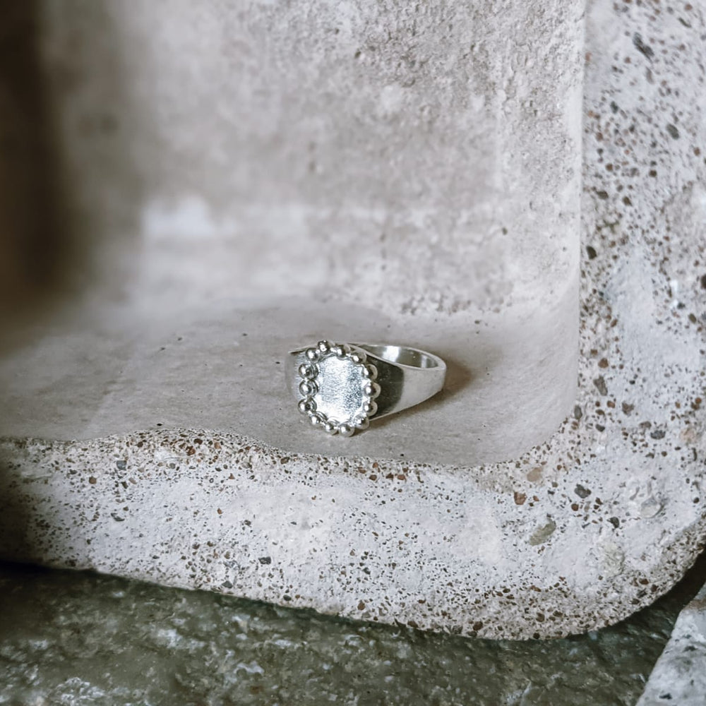 The 'Bijou' Signet ring | Sterling Silver - Milly Maunder Designs