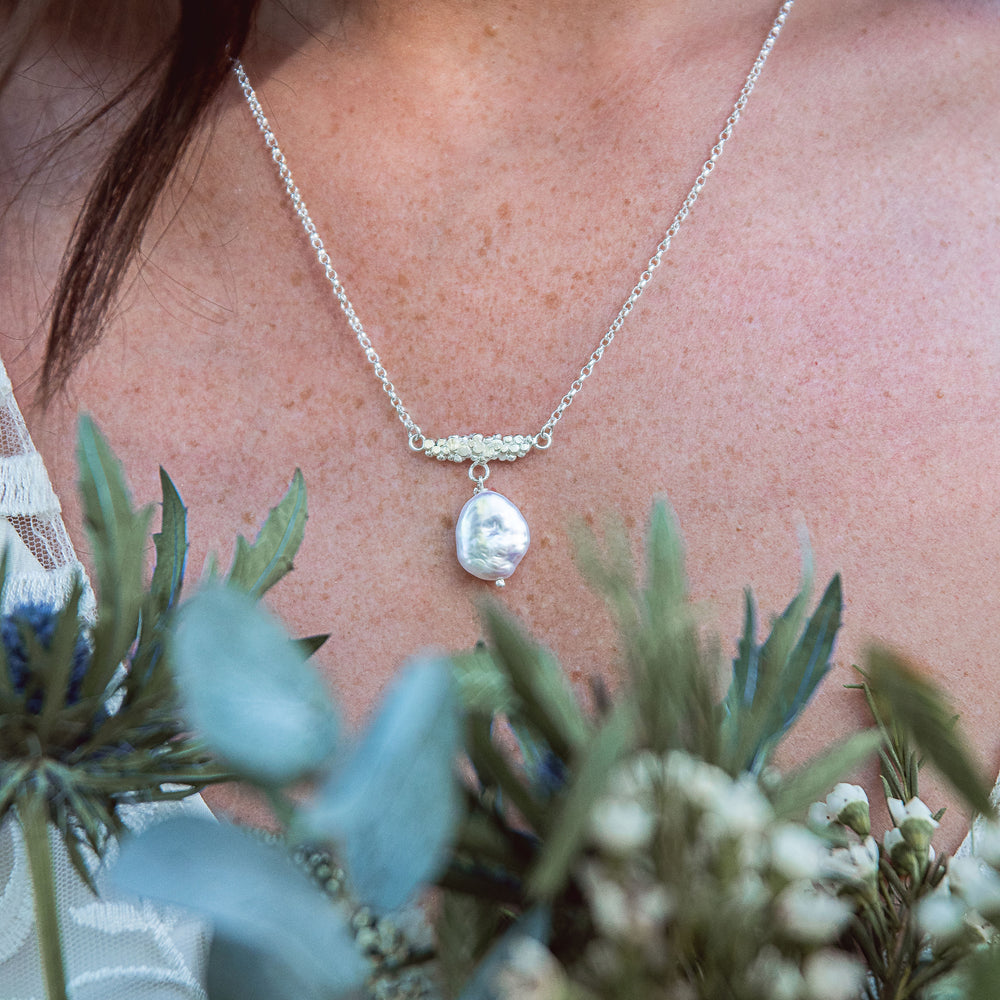 Baroque Pearl Pendant - Gold Plated - Milly Maunder Designs
