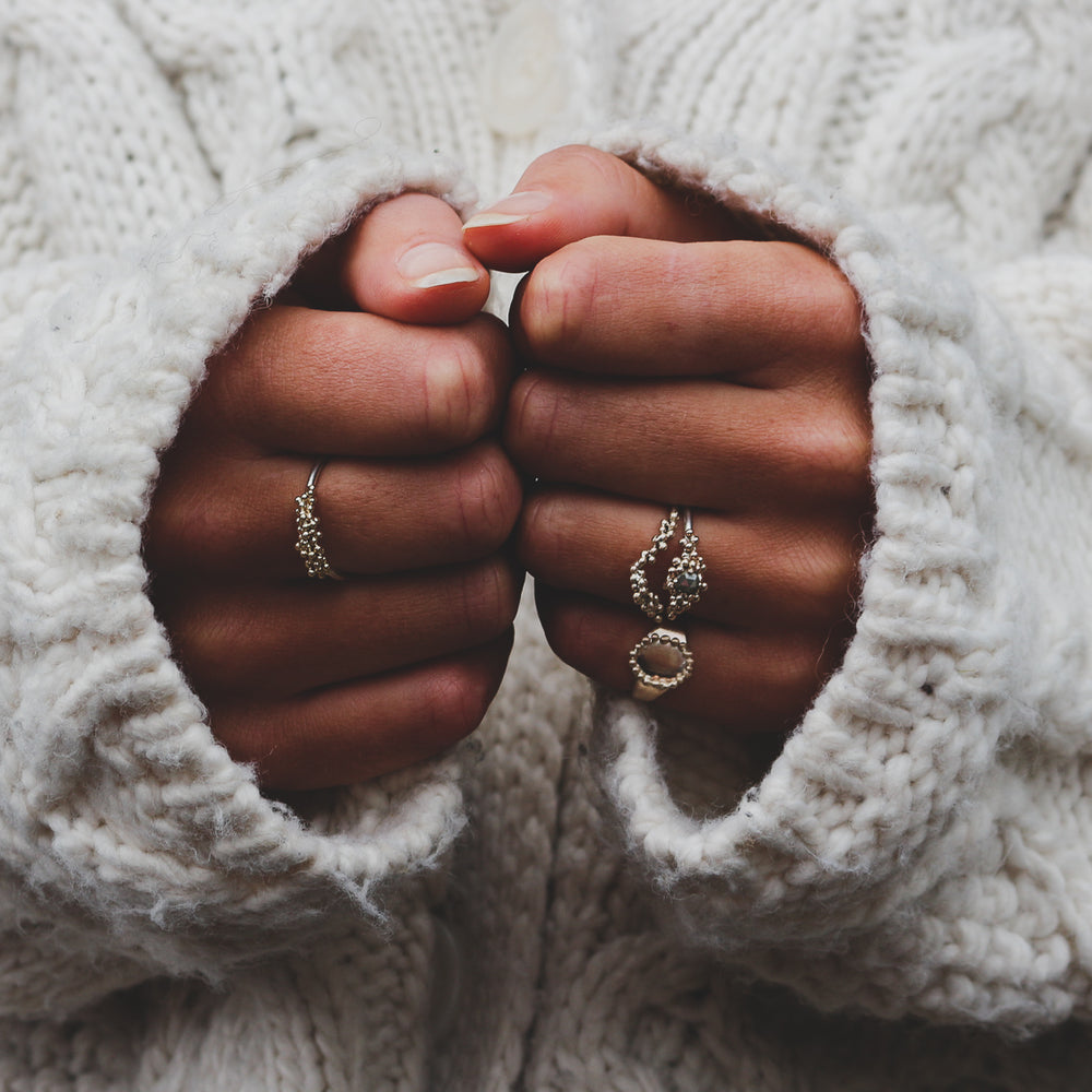 Bubble ring | Sterling Silver - Milly Maunder Designs