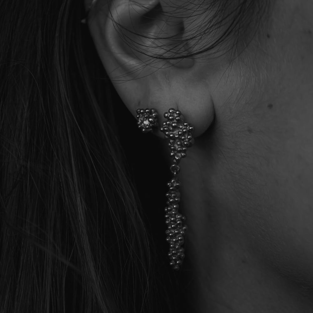 Barnacles Drop studs | Sterling Silver - MILLY MAUNDER
