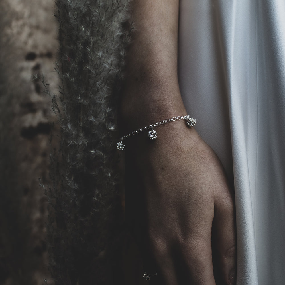 CZ Trio Bracelet | Sterling Silver - MILLY MAUNDER
