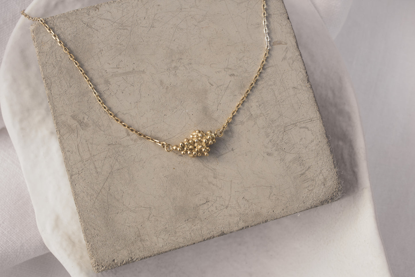 Cloud Cluster Pendant | Gold plated - MILLY MAUNDER