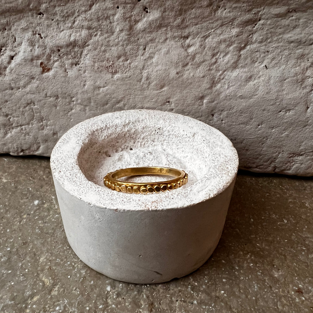 Eternity Pebble Ring | Gold Plated - Milly Maunder Designs