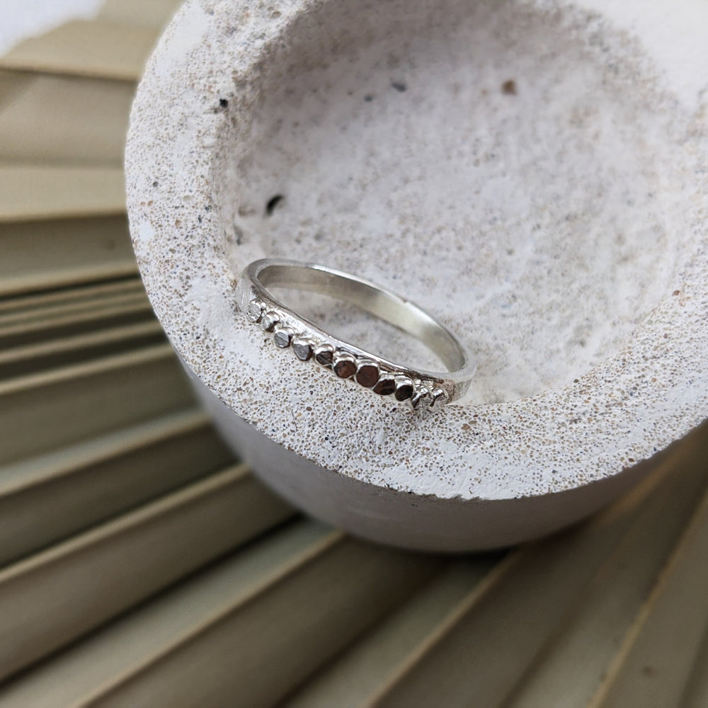 The Pebble ring | Sterling Silver - Milly Maunder Designs