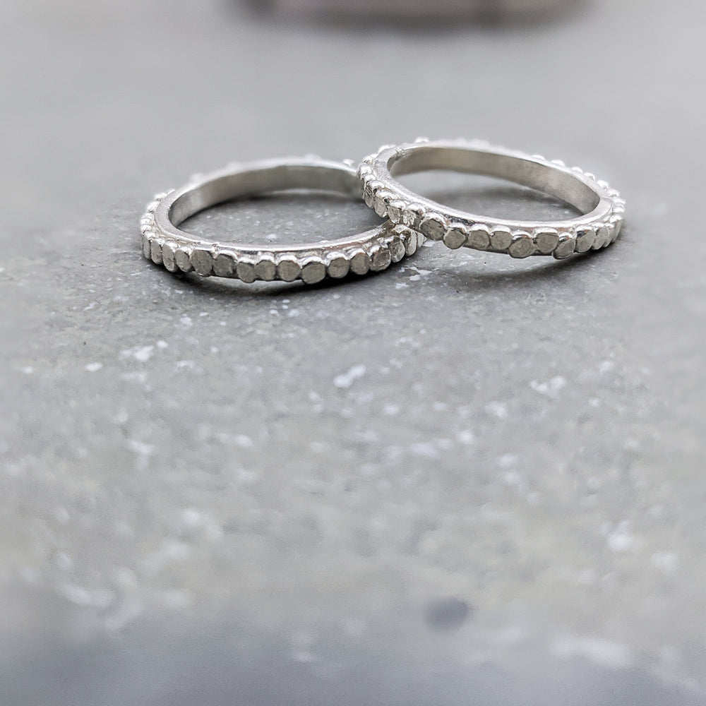Eternity Pebble Ring | Sterling Silver - Milly Maunder Designs