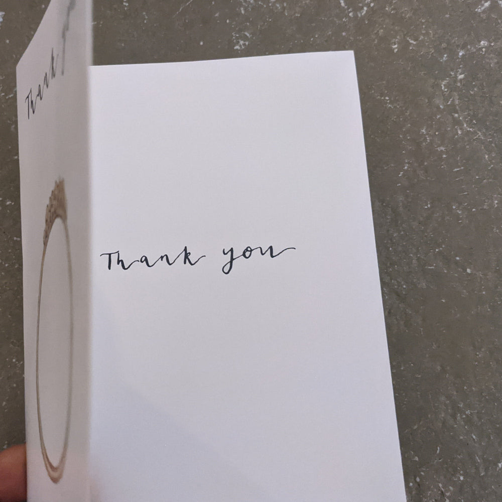 'Thank you' Card - Milly Maunder Designs