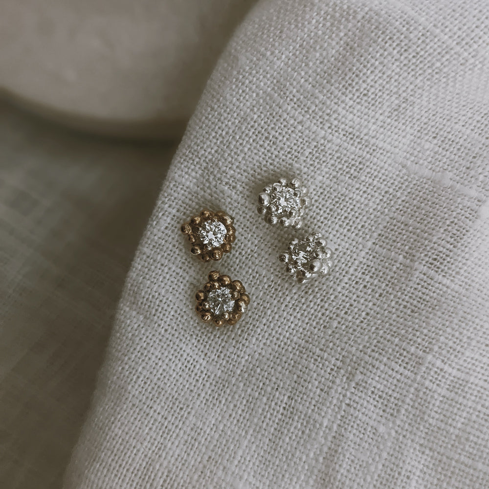 Cz Stud Earrings | Sterling Silver - MILLY MAUNDER