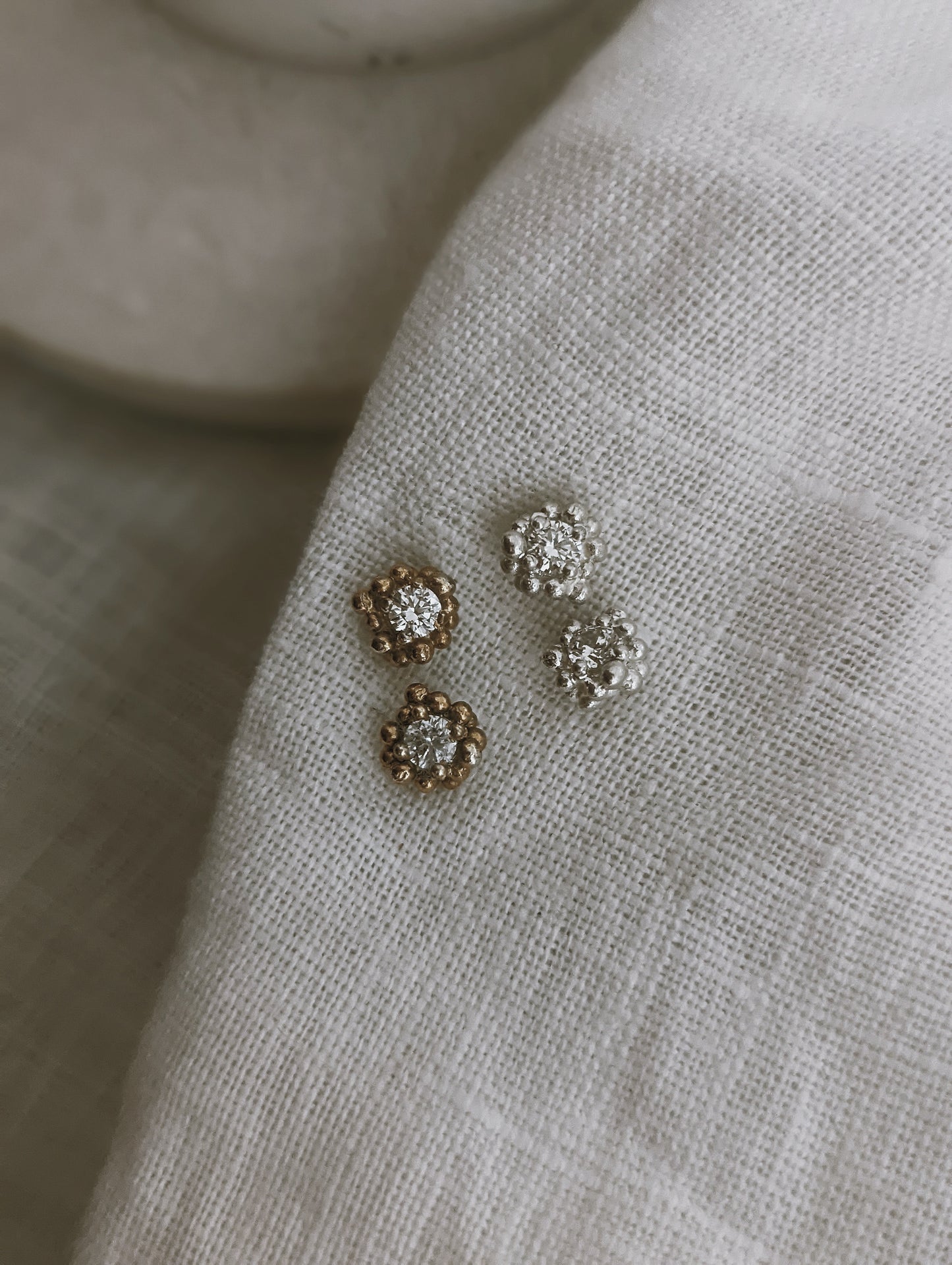 Cz Stud Earrings | Sterling Silver - MILLY MAUNDER