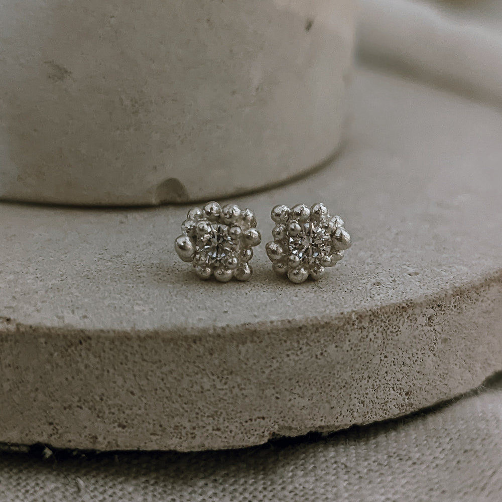 Cz Stud Earrings | Sterling Silver - MILLY MAUNDER