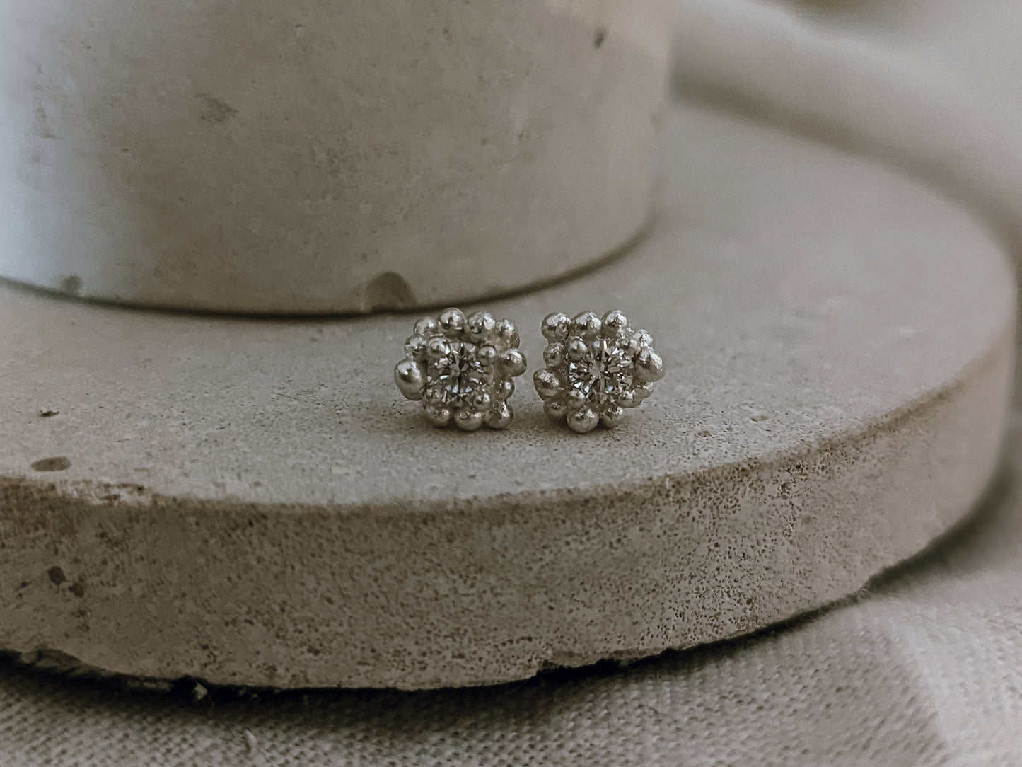 Cz Stud Earrings | Sterling Silver - MILLY MAUNDER