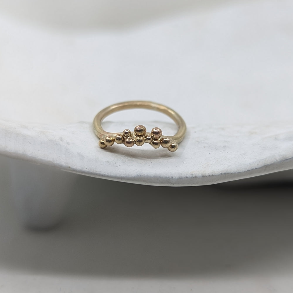 Signet Ring Crown | 9k Yellow Gold - MILLY MAUNDER
