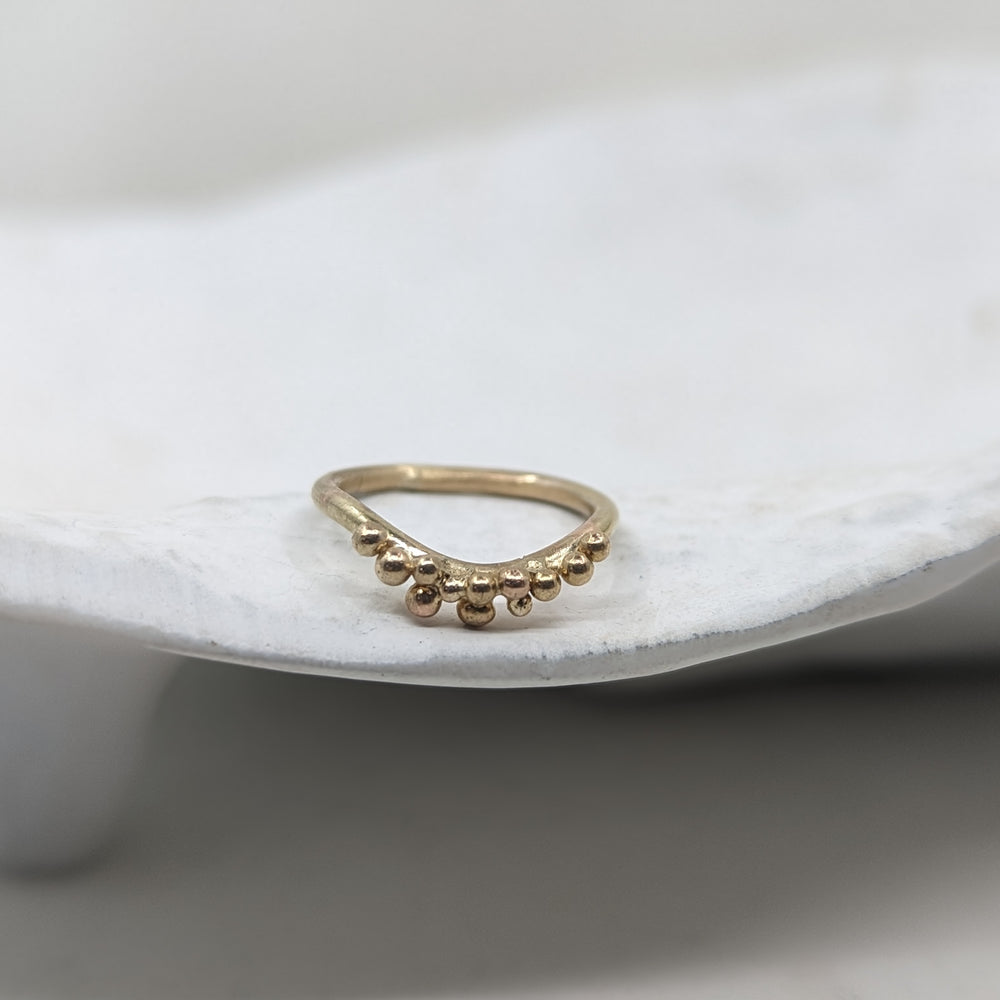 Signet Ring Crown | 9k Yellow Gold - MILLY MAUNDER