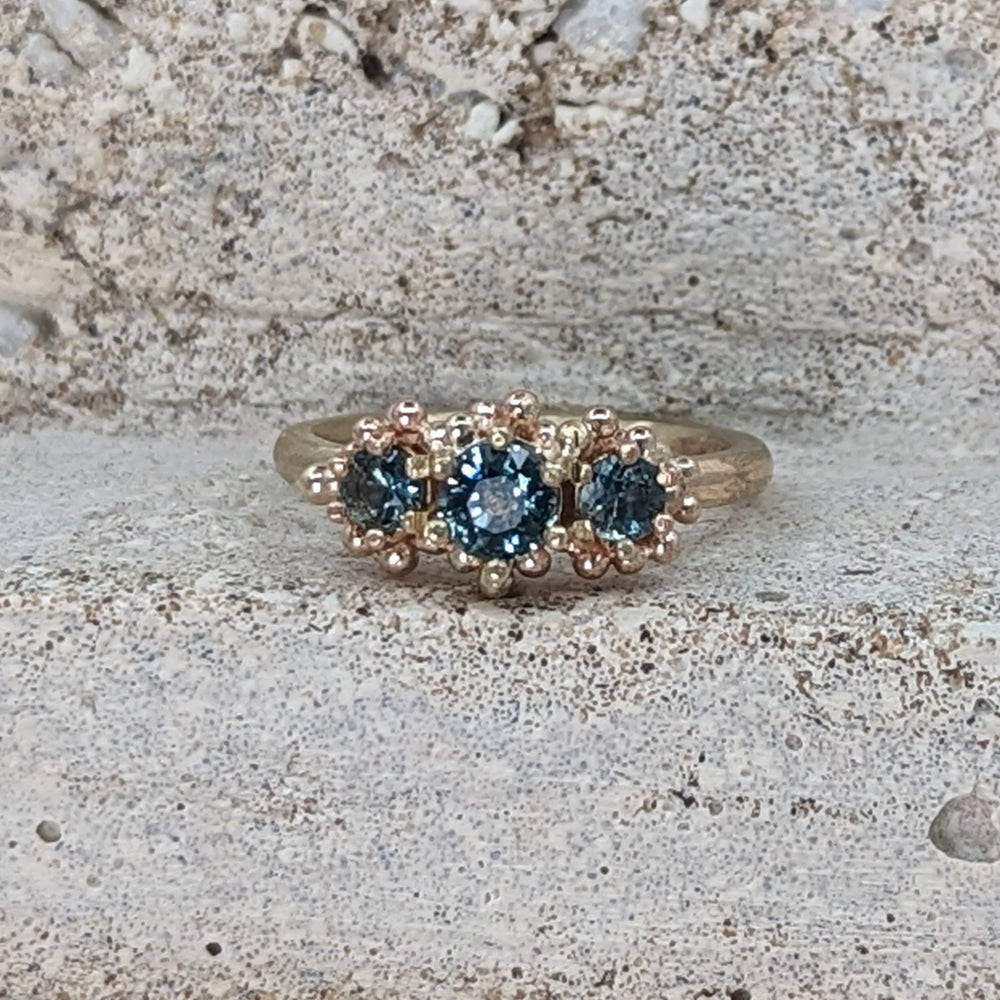 The Montana Sapphire Trilogy | 9k Yellow Gold - MILLY MAUNDER