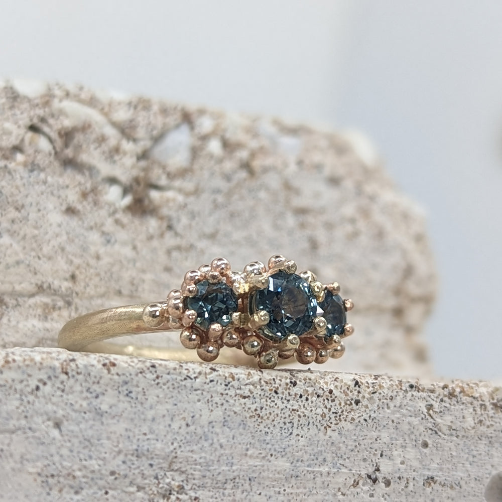The Montana Sapphire Trilogy | 9k Yellow Gold - MILLY MAUNDER