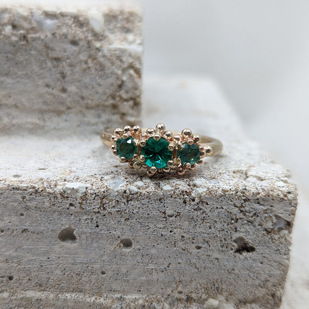The Emerald Trilogy | 9k Yellow Gold - MILLY MAUNDER