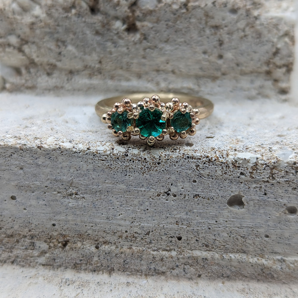The Emerald Trilogy | 9k Yellow Gold - MILLY MAUNDER