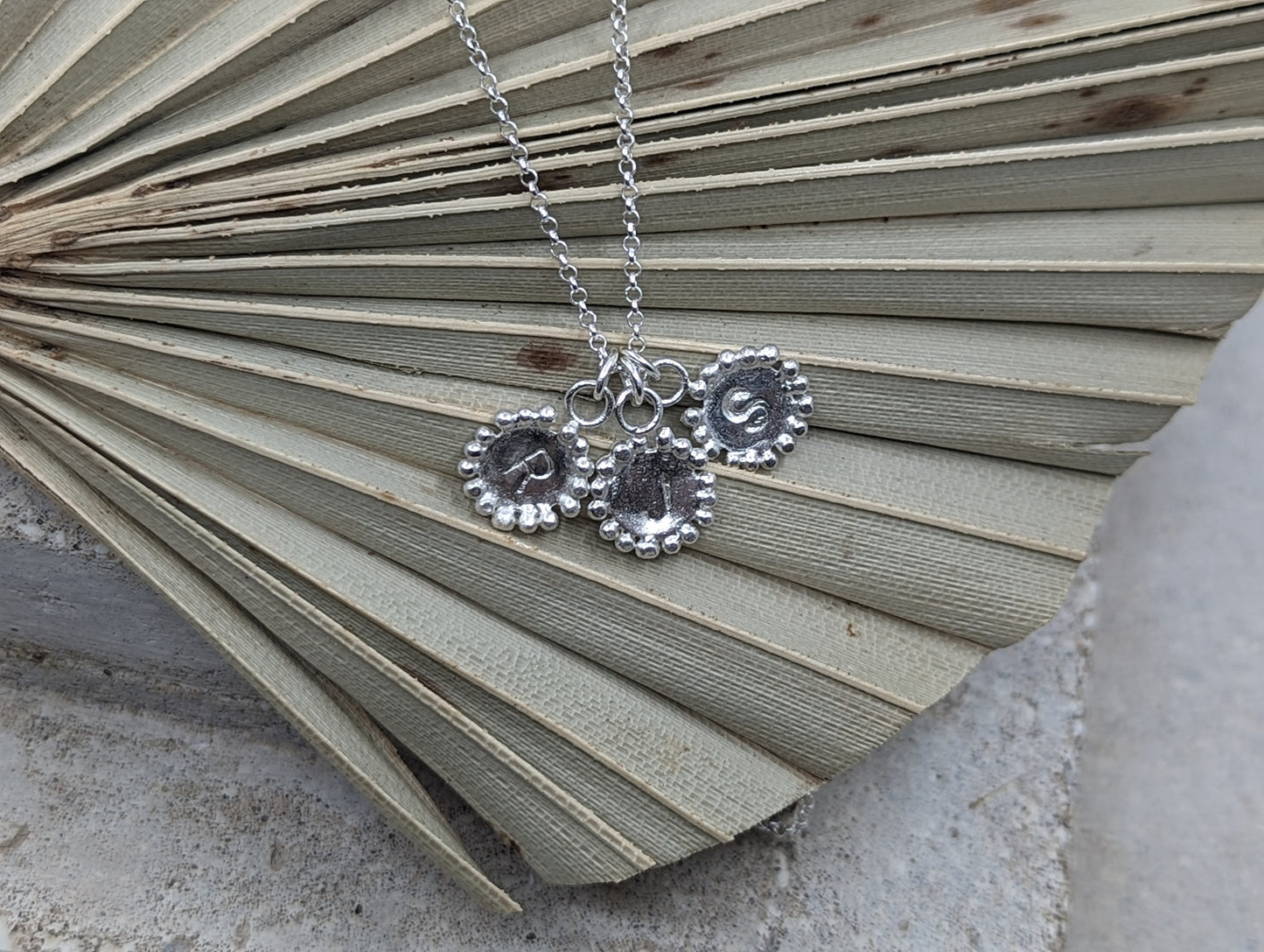 Small Granulated Disc Pendant | Gold Plated - MILLY MAUNDER