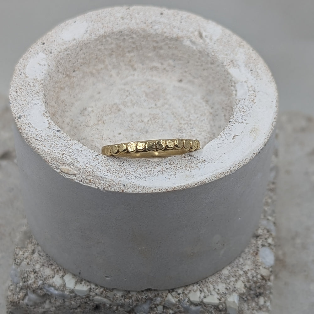 The Pebble ring | Gold Plated - MILLY MAUNDER