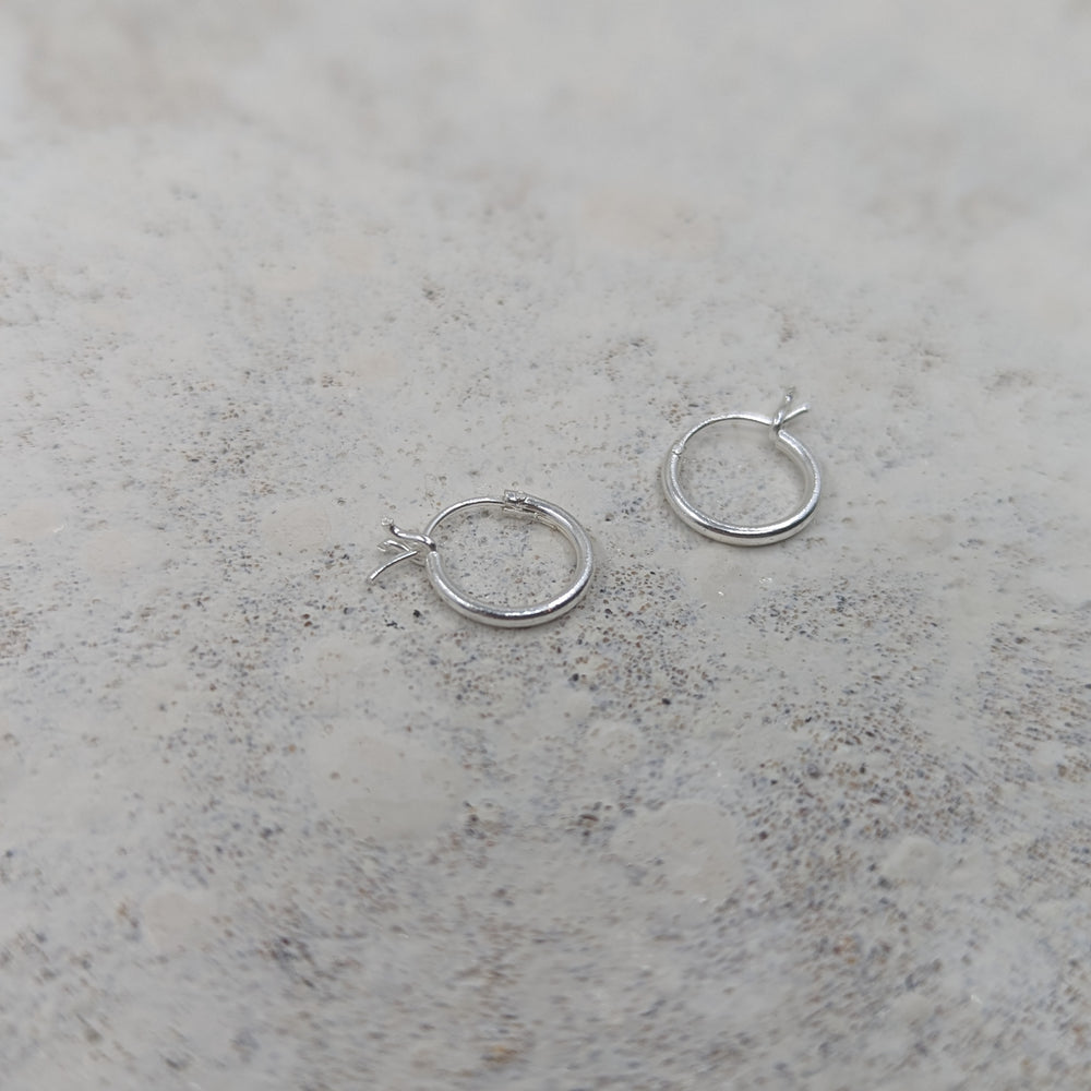 Tiny Hinged Huggies | Sterling Silver - MILLY MAUNDER