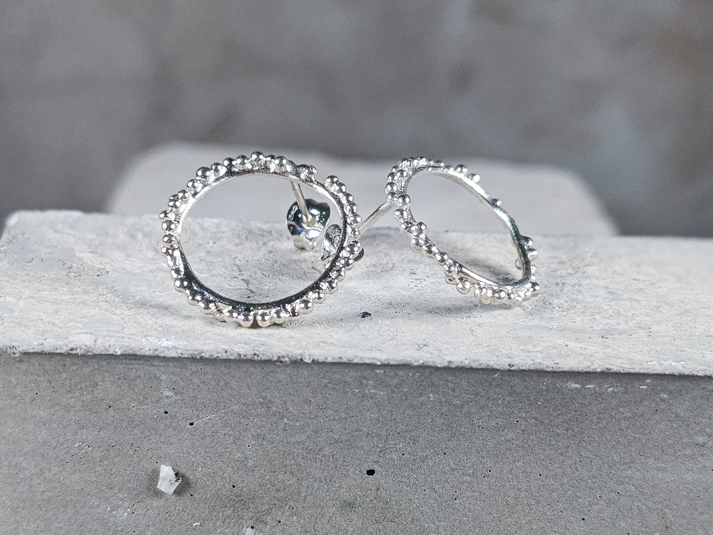 Halo Studs | Sterling Silver – MILLY MAUNDER